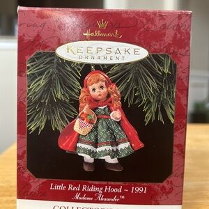 Hallmark Little Red riding hood ornament -Madame Alexander series
